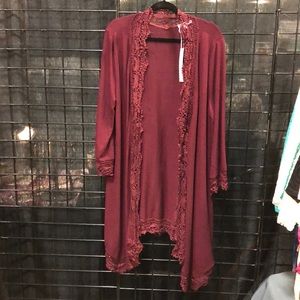 Martin/berry sweater material cardigan